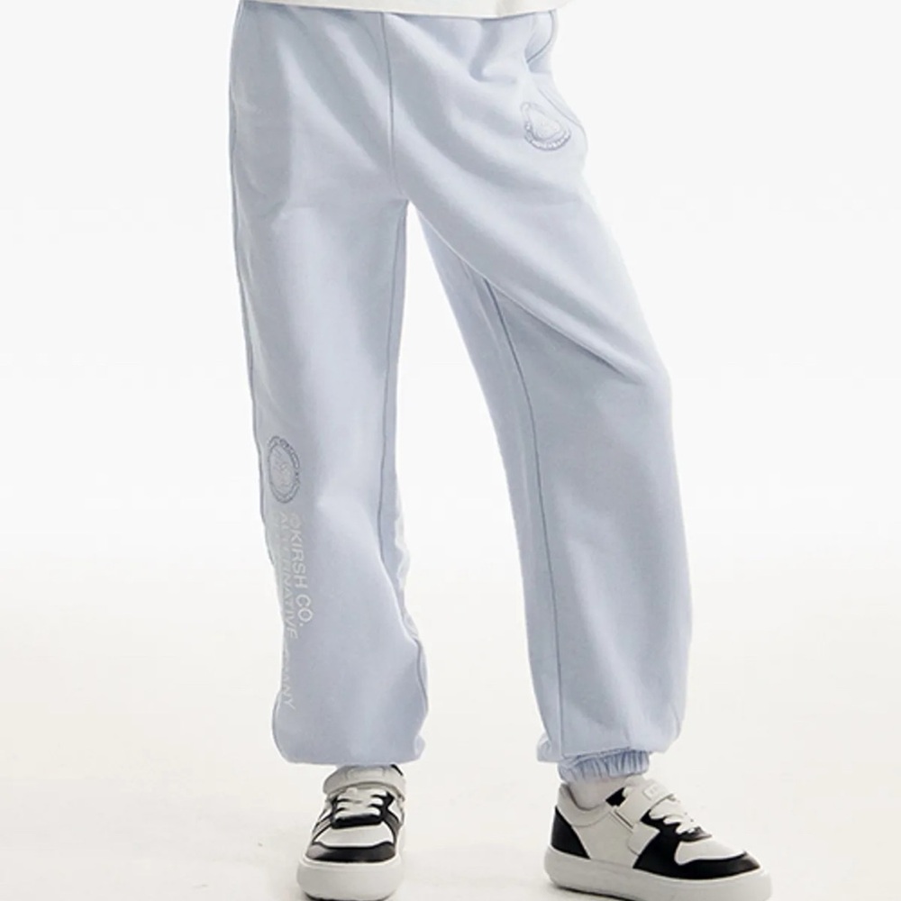 Kirsh Doodle Cherry Baby Blue Joggers 🍒